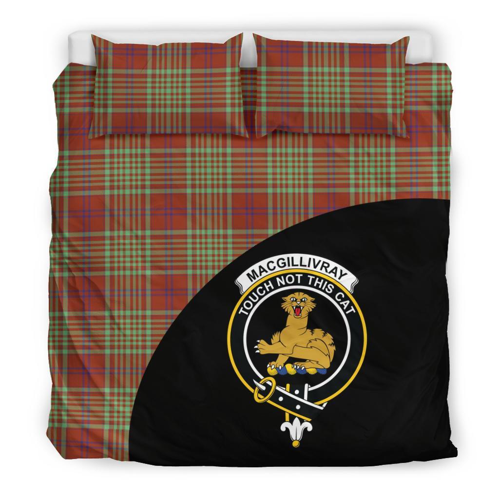 MacGillivray Hunting Ancient Family Tartan Crest Wave Style Bedding Set