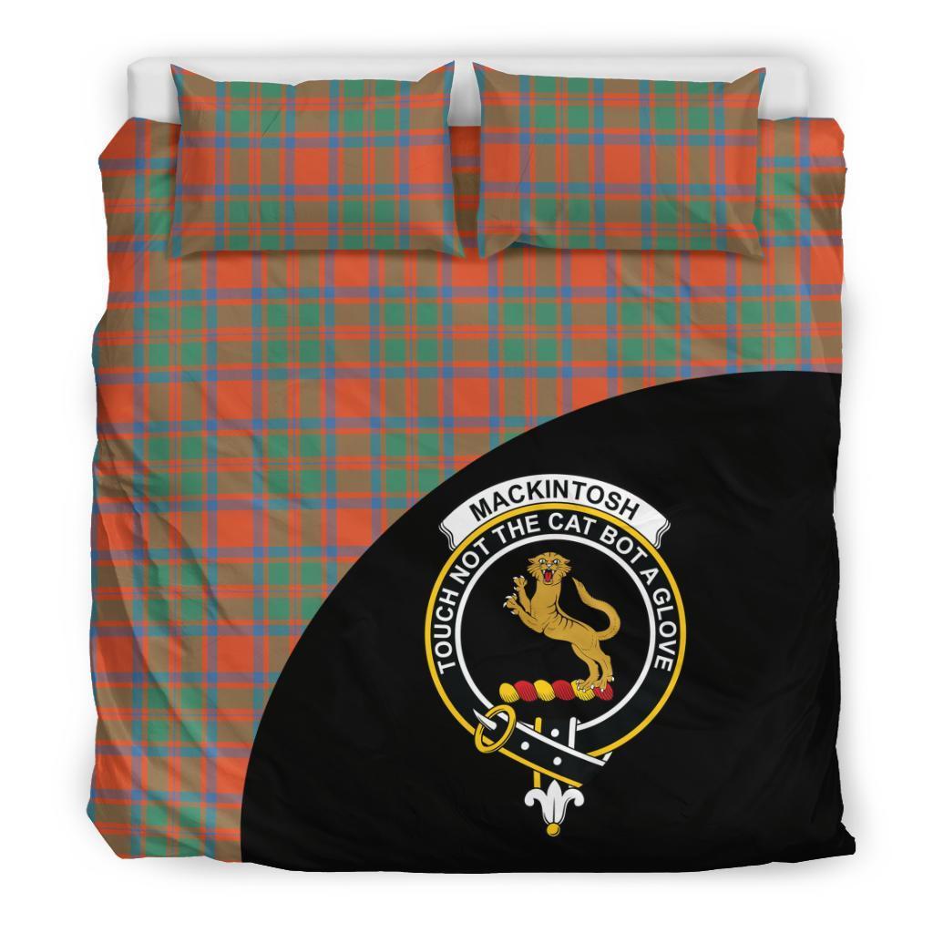 MacKintosh Ancient Family Tartan Crest Wave Style Bedding Set