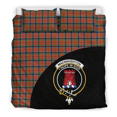 MacNaughton Ancient Family Tartan Crest Wave Style Bedding Set