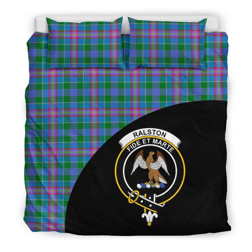 Ralston Family Tartan Crest Wave Style Bedding Set