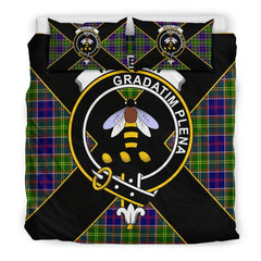 Whitelaw Tartan Crest Bedding Set - Luxury Style