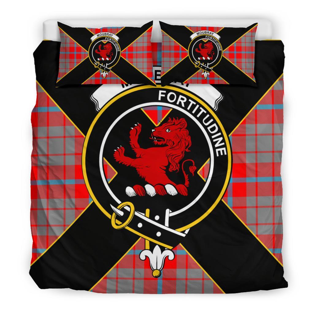 Moubray Tartan Crest Bedding Set - Luxury Style