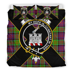 MacDonald (Clan Ranald) Tartan Crest Bedding Set - Luxury Style