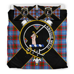 Dalmahoy Tartan Crest Bedding Set - Luxury Style