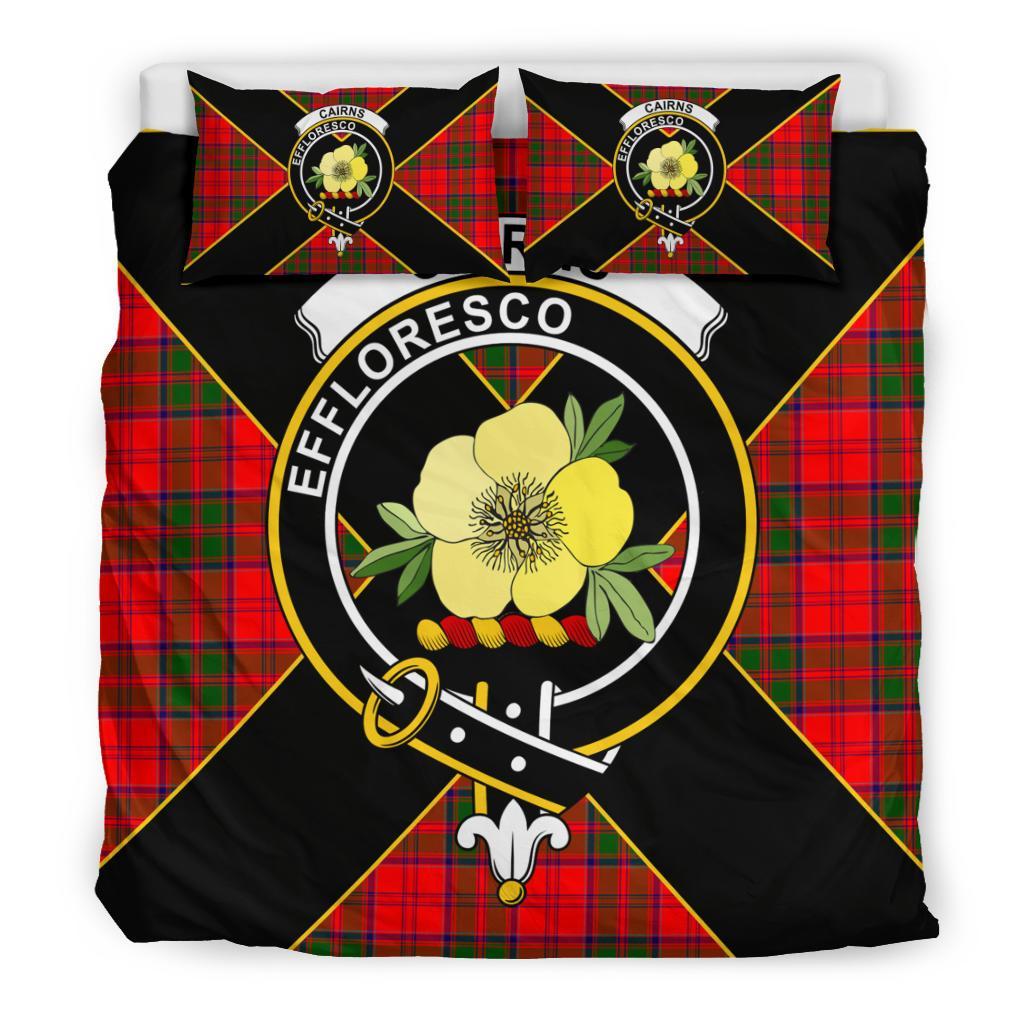 Cairns Tartan Crest Bedding Set - Luxury Style