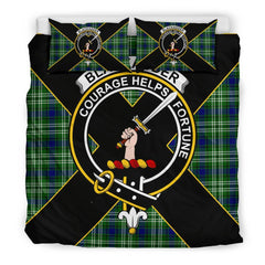 Blackadder Tartan Crest Bedding Set - Luxury Style