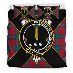 Auchinleck Tartan Crest Bedding Set - Luxury Style