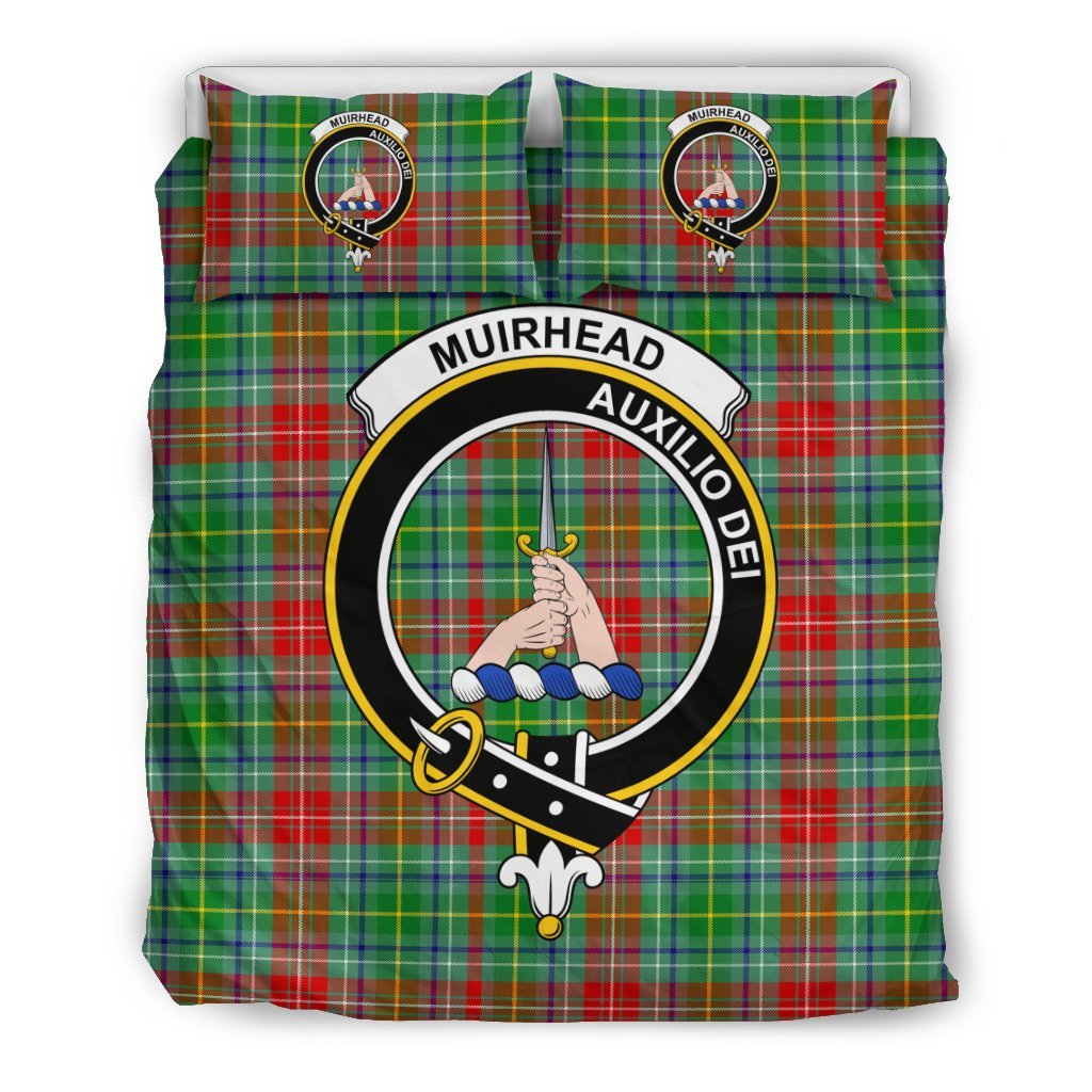 Muirhead Family Tartan Crest Bedding Set