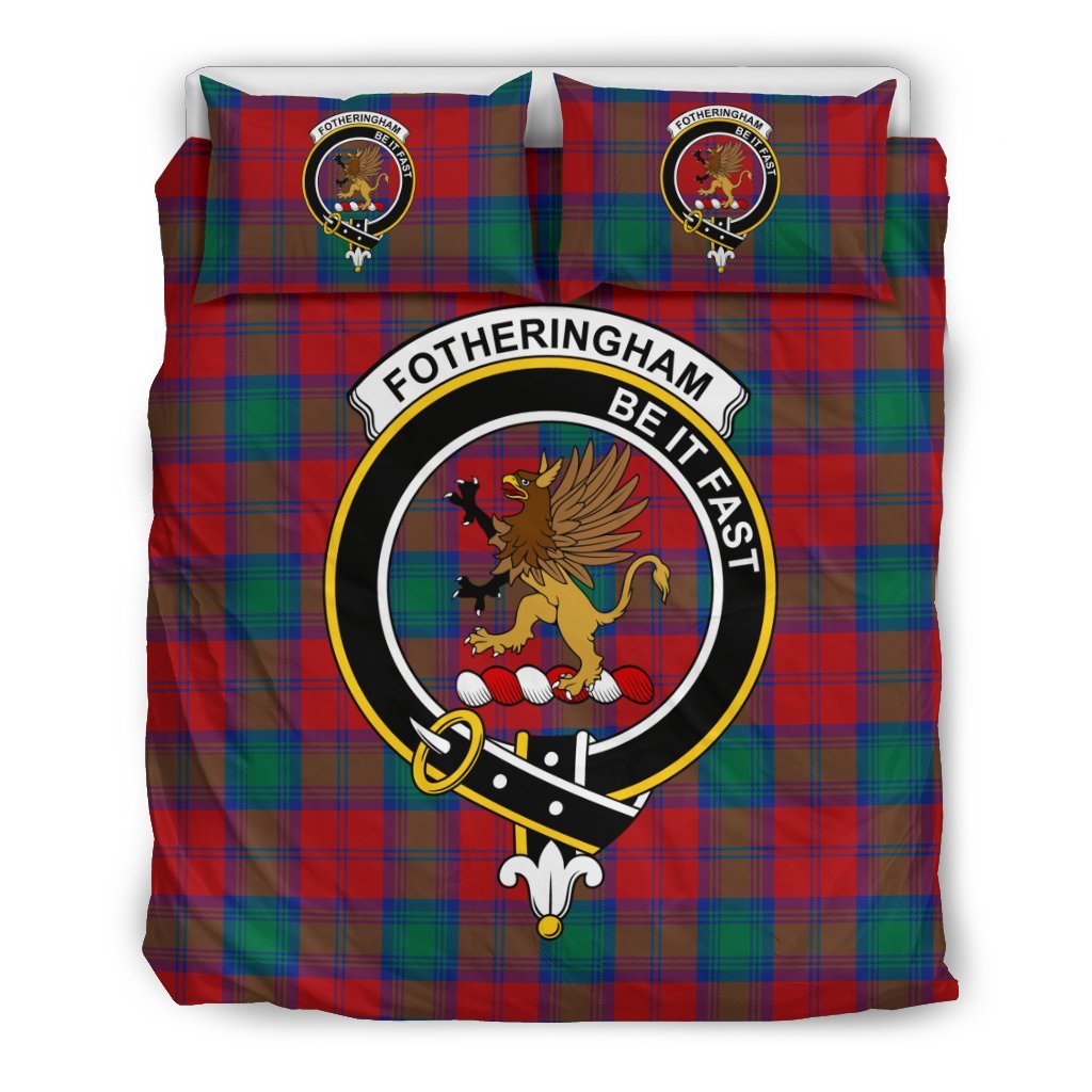 Fotheringham Family Tartan Crest Bedding Set