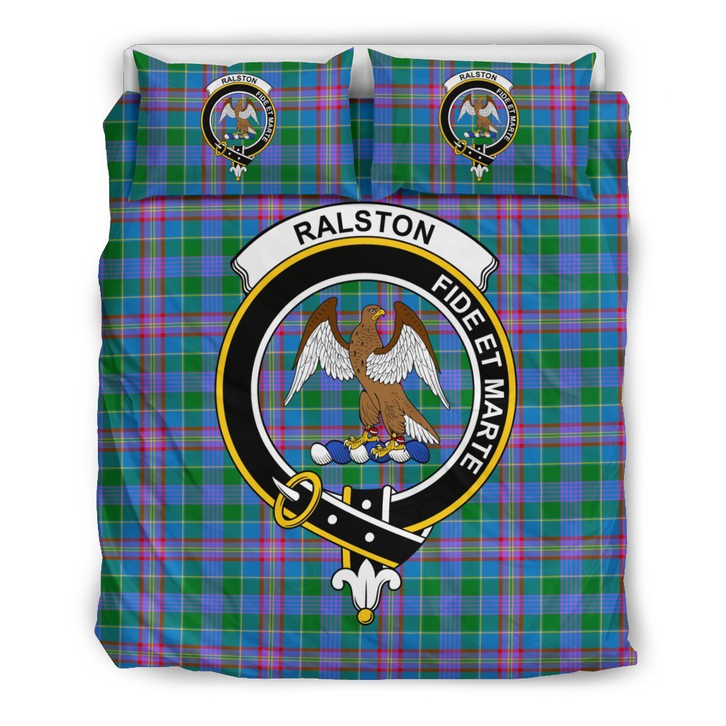 Ralston Family Tartan Crest Bedding Set