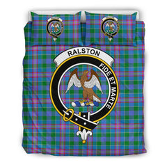 Ralston Family Tartan Crest Bedding Set