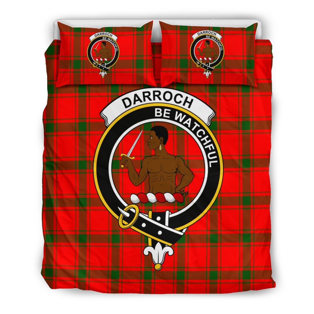 Darroch (Of Gourock) Tartan Crest Bedding Set