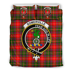 Somerville Tartan Crest Bedding Set