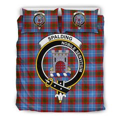 Spalding Family Tartan Crest Bedding Set