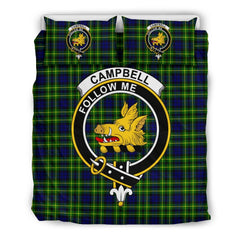Campbell (Of Breadalbane) Family Tartan Crest Bedding Set