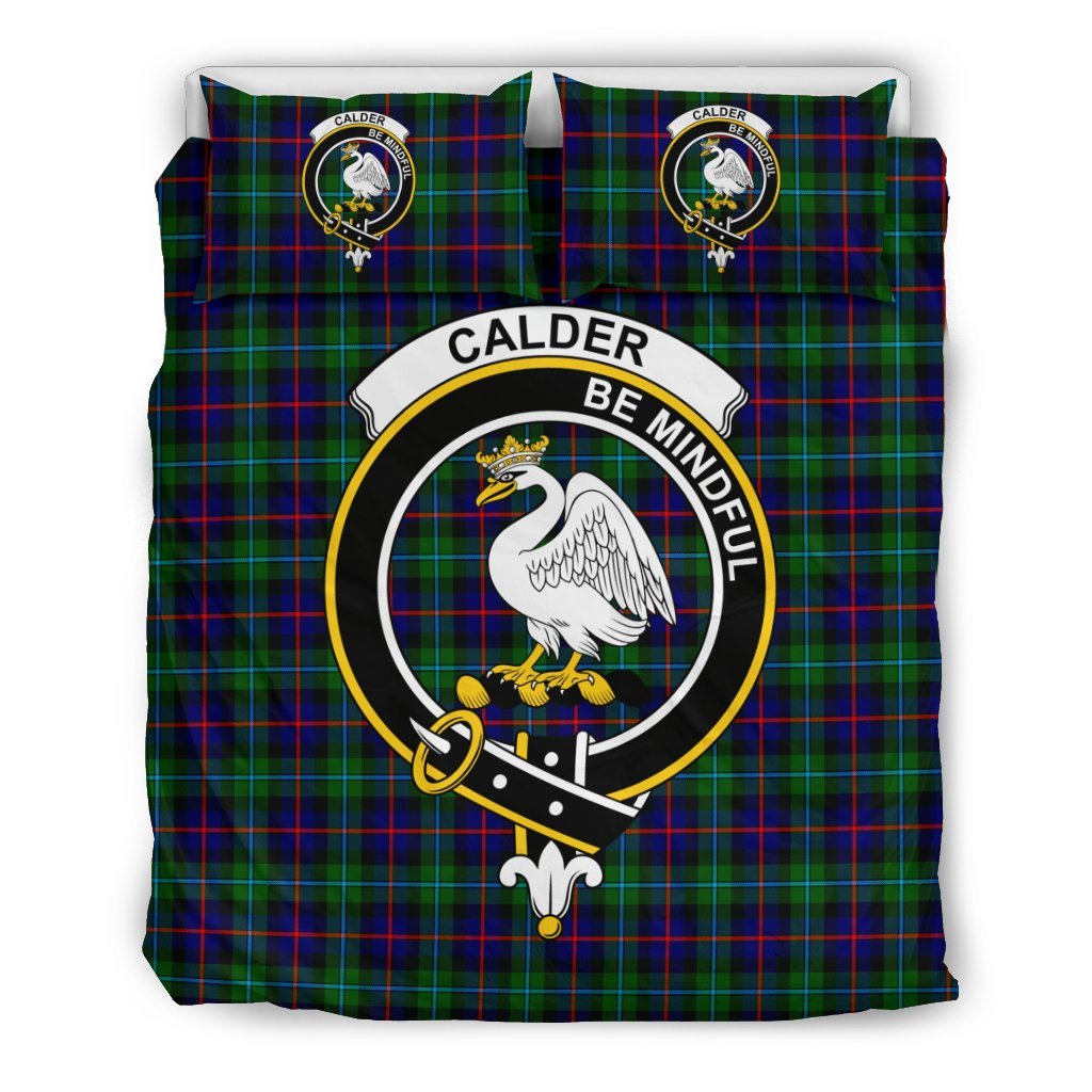 Calder (Calder-Campbell) Family Tartan Crest Bedding Set
