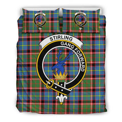 Stirling (Of Cadder-Present Chief) Family Tartan Crest Bedding Set