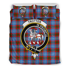 Trotter Family Tartan Crest Bedding Set