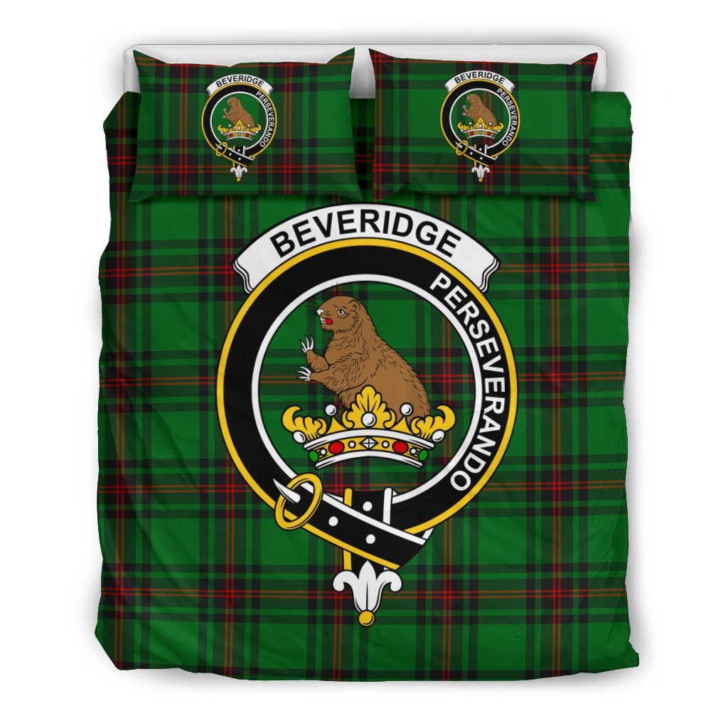 Beveridge (Beveridge-Duncan) Family Tartan Crest Bedding Set