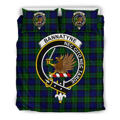 Bannatyne Family Tartan Crest Bedding Set