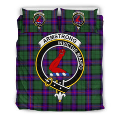 Armstrong Modern Tartan Crest Bedding Set