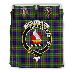 Whiteford Family Tartan Crest Bedding Set