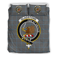 Gladstone (Or Gladstanes) Family Tartan Crest Bedding Set
