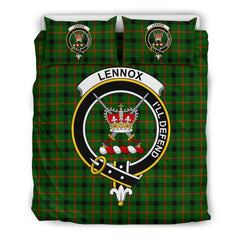 Lennox (Elnnox Kincaid) Family Tartan Crest Bedding Set