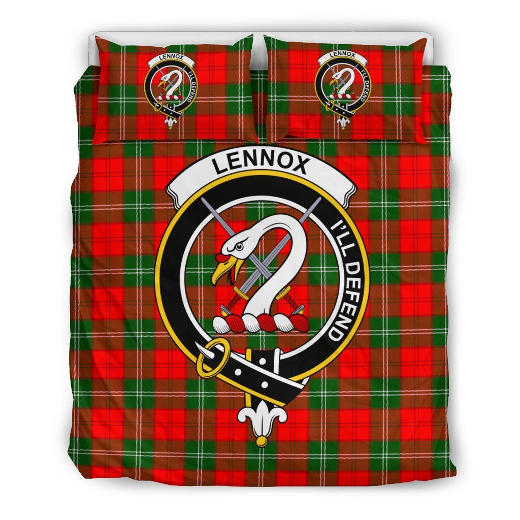 Lennox Family Tartan Crest Bedding Set