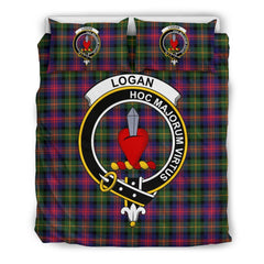 Logan Family Tartan Crest Bedding Set