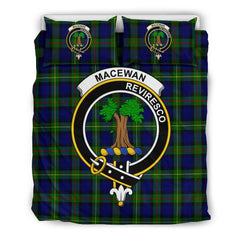 Macewan Family Tartan Crest Bedding Set