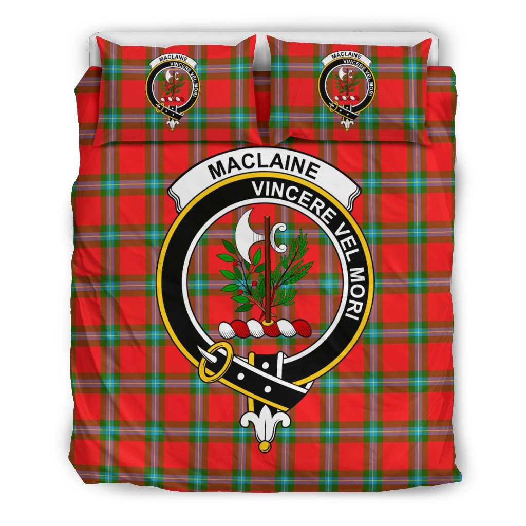 Maclaine (Of Lochbuie) Family Tartan Crest Bedding Set