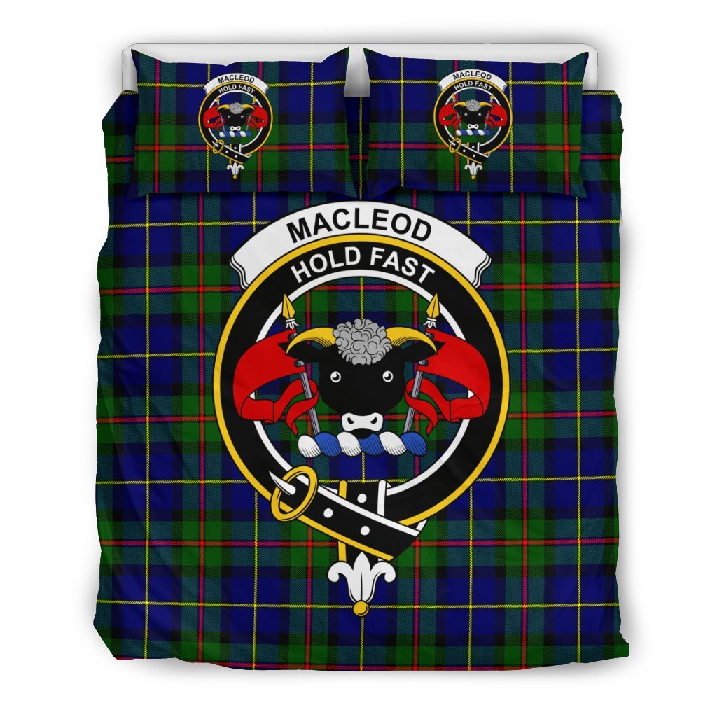 Macleod Family Tartan Crest Bedding Set