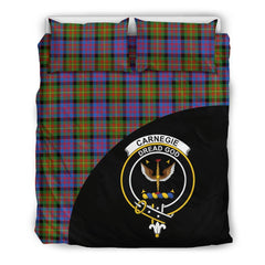 Carnegie Ancient Family Tartan Crest Wave Style Bedding Set