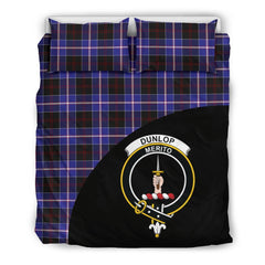 Dunlop Modern Family Tartan Crest Wave Style Bedding Set