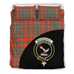 MacDougall Ancient Family Tartan Crest Wave Style Bedding Set