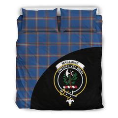 MacLaine of Loch Buie Hunting Ancient Family Tartan Crest Wave Style Bedding Set