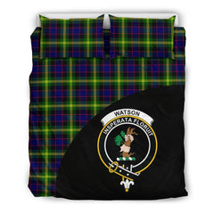 Watson Modern Family Tartan Crest Wave Style Bedding Set