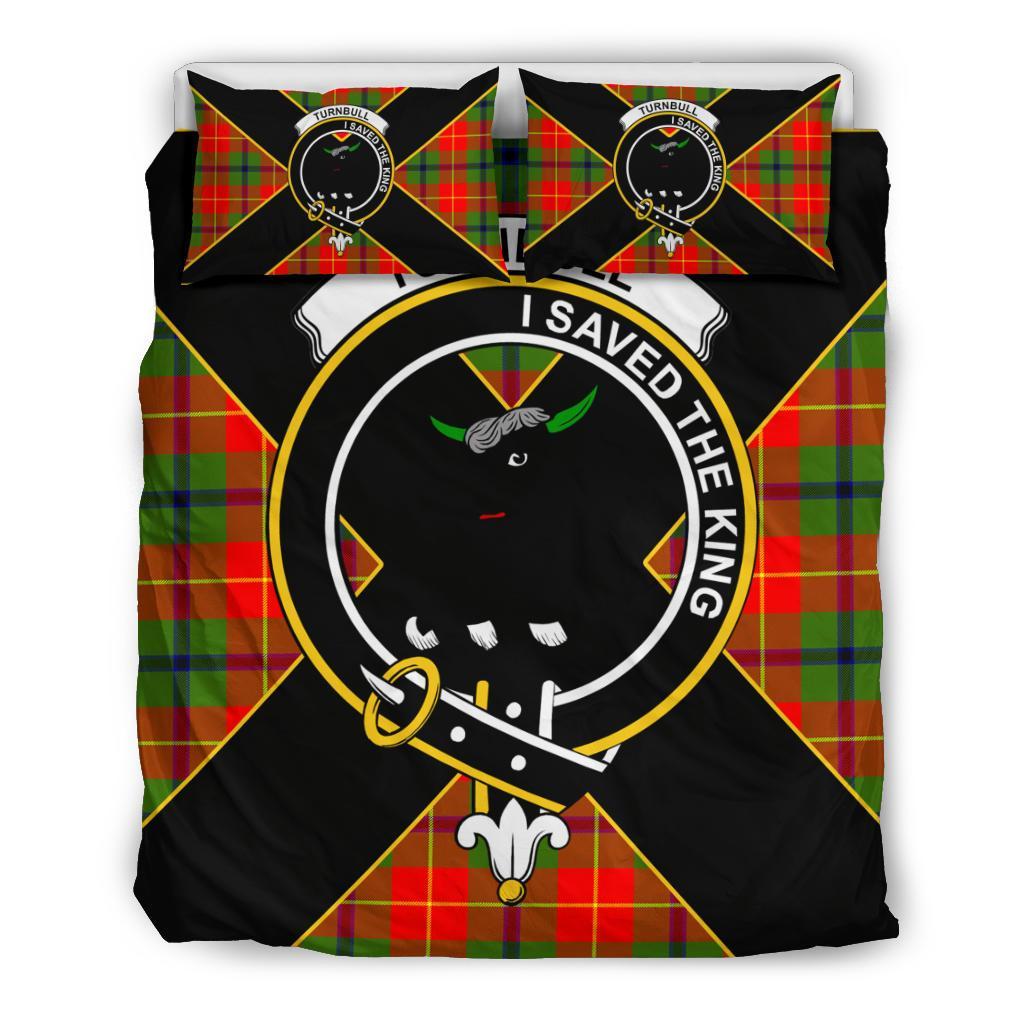 Turnbull Tartan Crest Bedding Set - Luxury Style