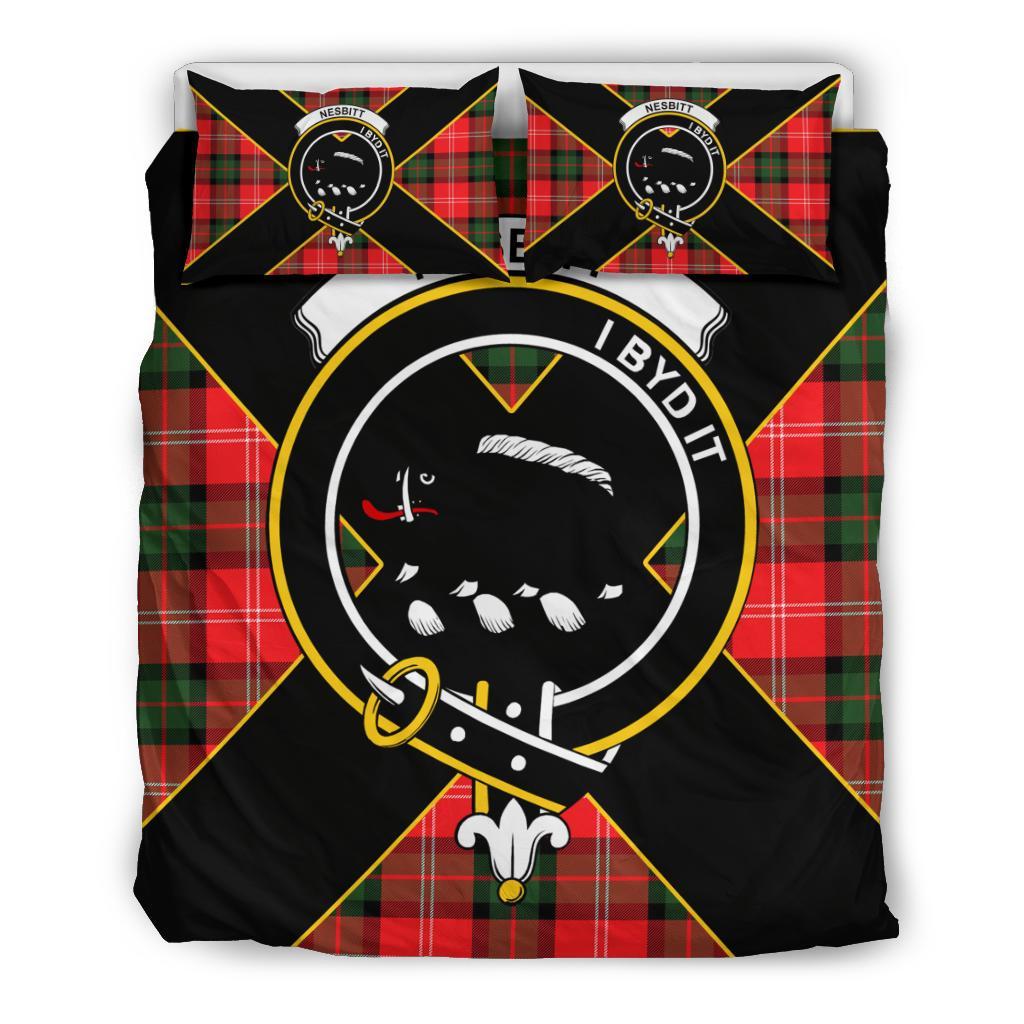 Nesbitt Tartan Crest Bedding Set - Luxury Style