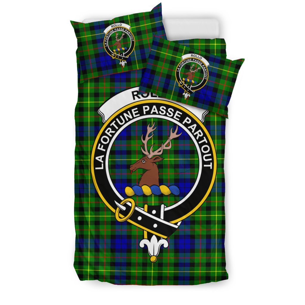 Rollo Family Tartan Crest Bedding Set