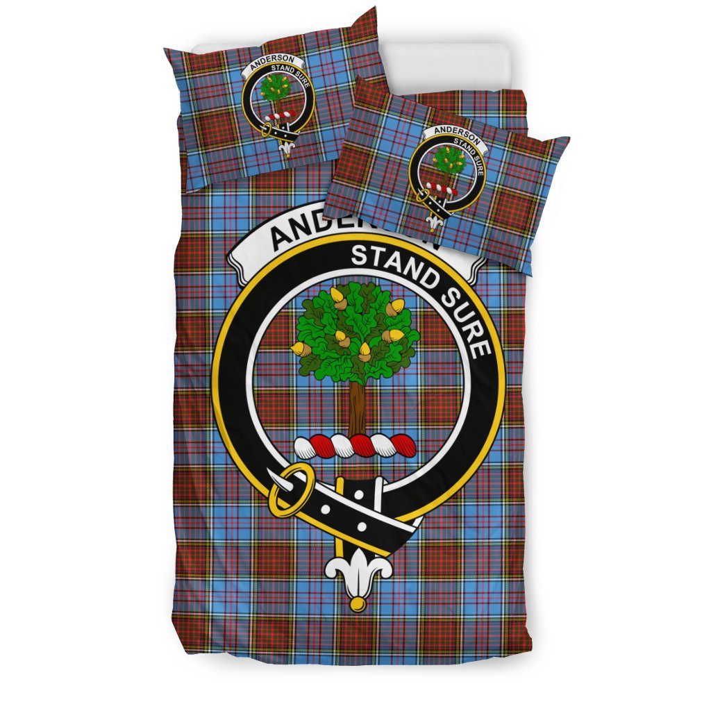 Anderson Family Tartan Crest Bedding Set