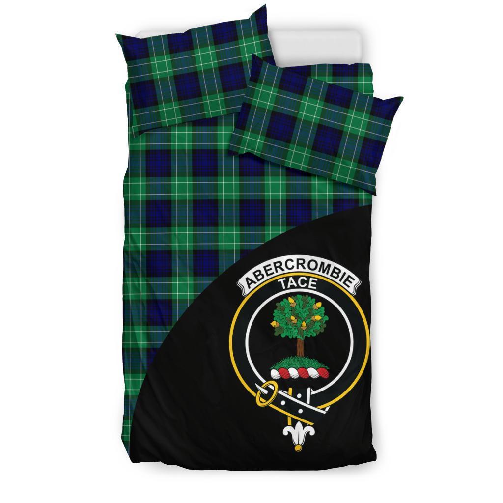 Abercrombie Family Tartan Crest Wave Style Bedding Set