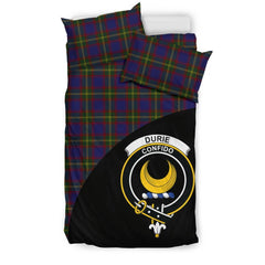 Durie Family Tartan Crest Wave Style Bedding Set