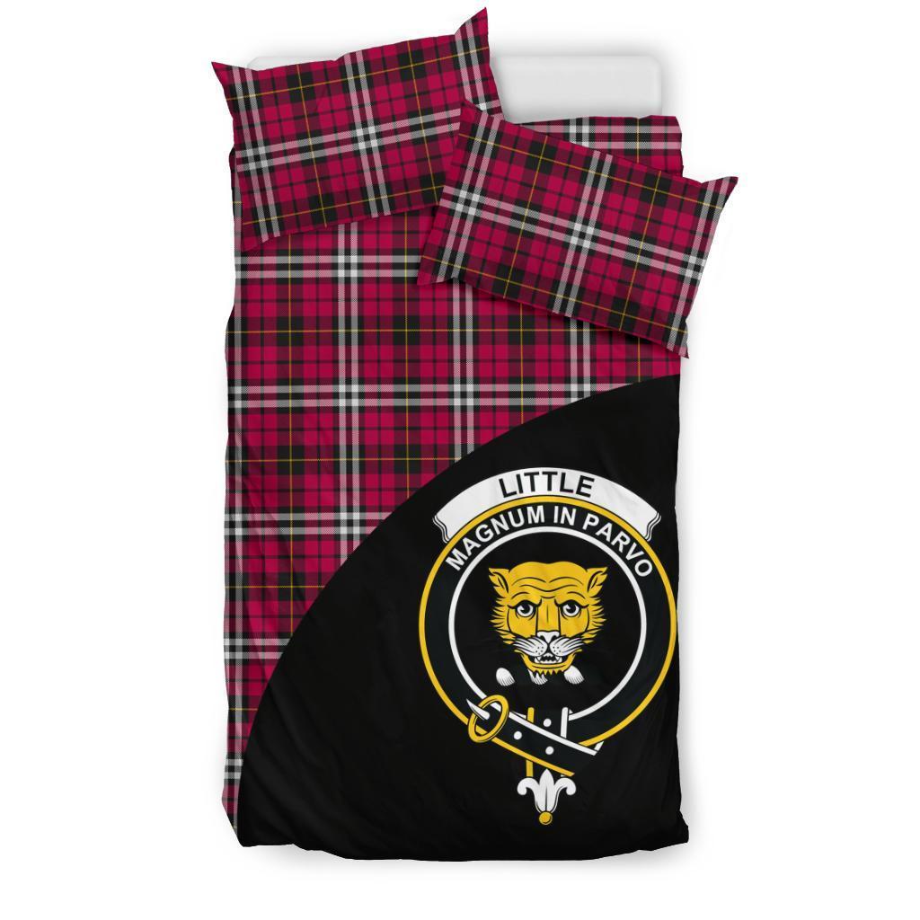 Little Family Tartan Crest Wave Style Bedding Set