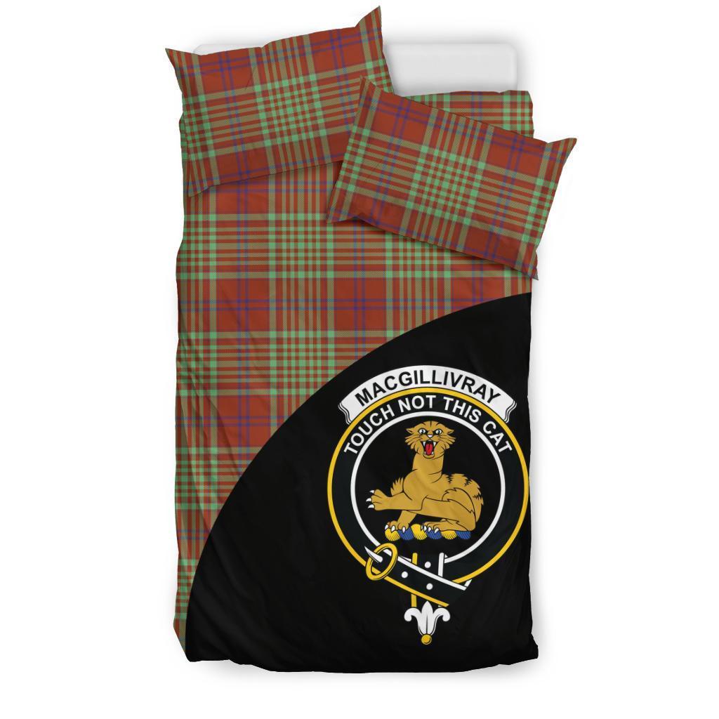 MacGillivray Hunting Ancient Family Tartan Crest Wave Style Bedding Set