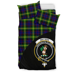 Watson Modern Family Tartan Crest Wave Style Bedding Set