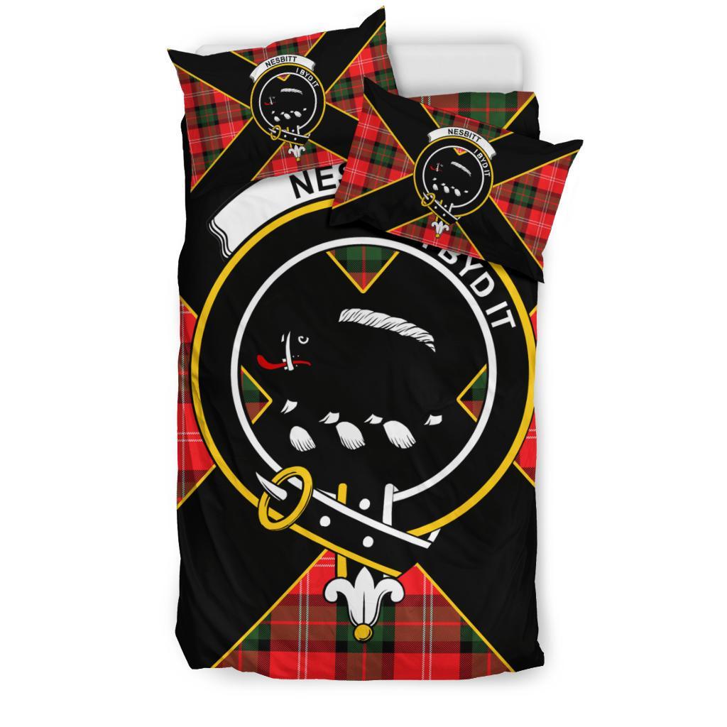 Nesbitt Tartan Crest Bedding Set - Luxury Style