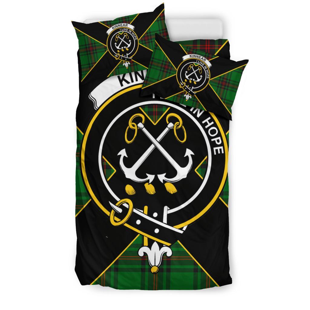Kinnear Tartan Crest Bedding Set - Luxury Style
