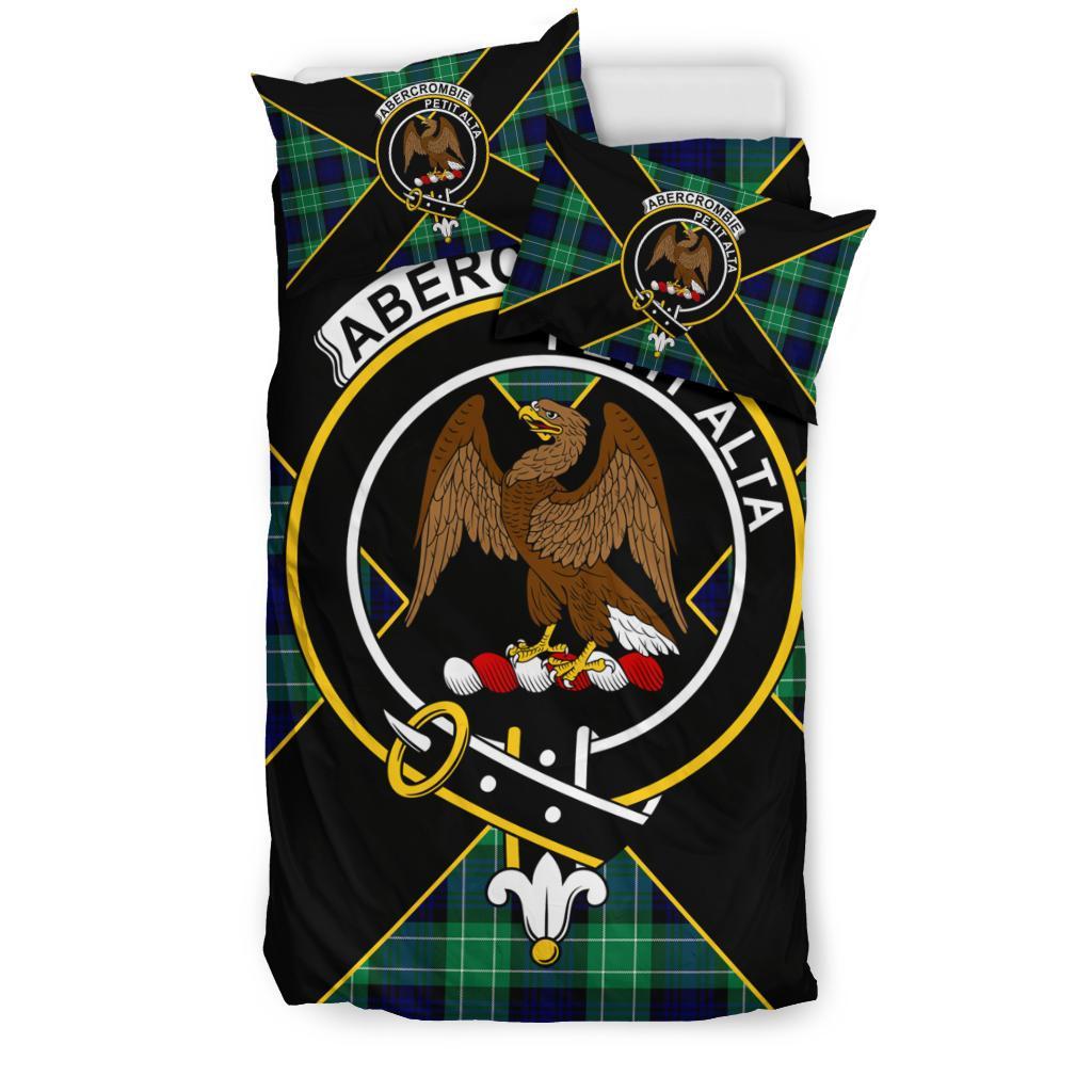 Abercrombie Tartan Crest Bedding Set - Luxury Style